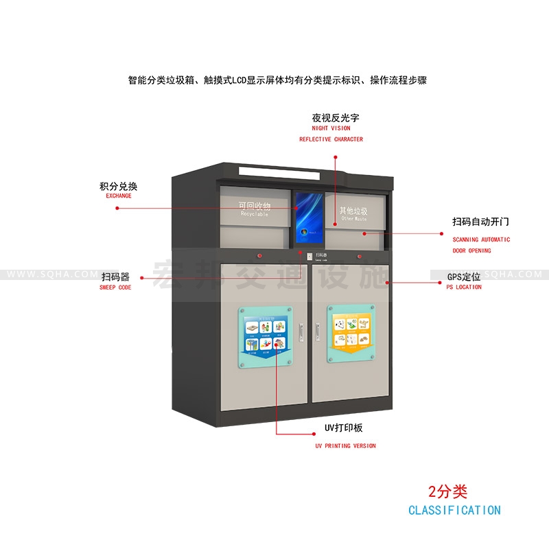智能垃圾分類(lèi)箱廠家-智能垃圾分類(lèi)箱批發(fā)