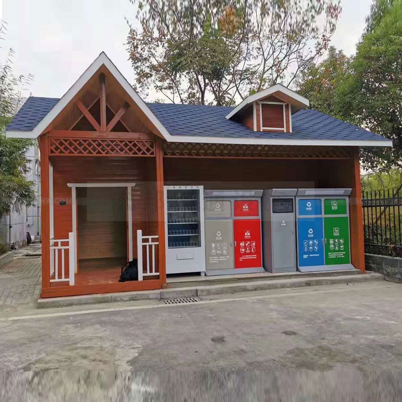 社區(qū)垃圾分類亭常用功能有哪些？可向智能化垃圾亭拓展嗎？配圖二